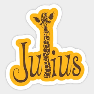 Julius the Giraffe Sticker